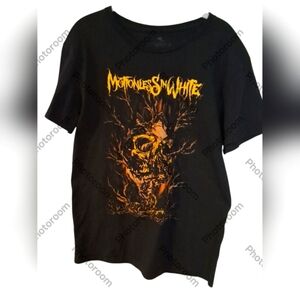 Vintage style Motionless in White rock band short sleeve black GILDAN